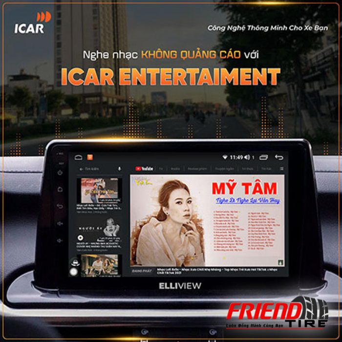 Màn hình android liền cam 360 ICAR Elliview SE